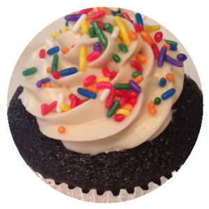 12 Chocolate Cupcakes with Cream Cheese Frosting